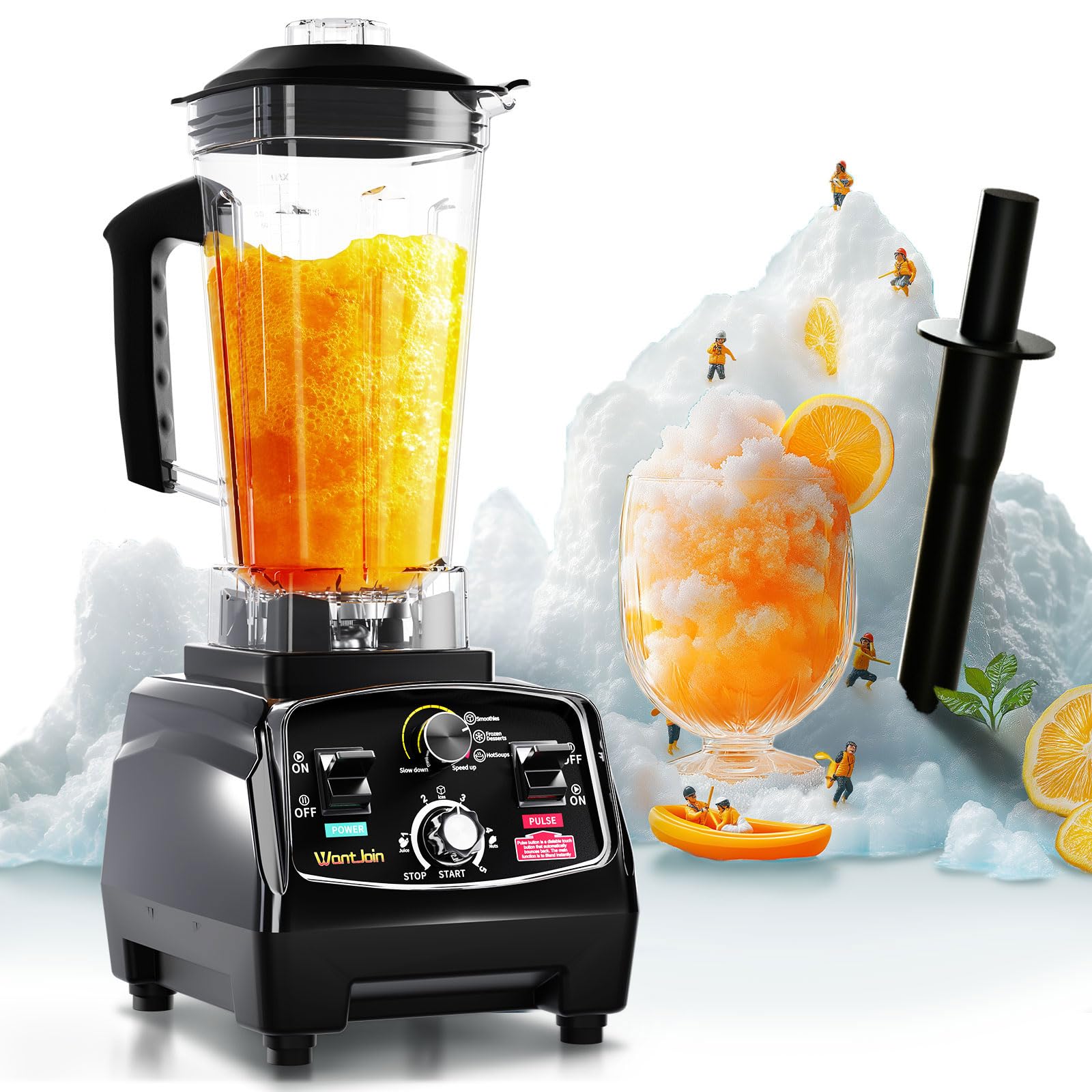 Amazon.com: WantJoin Professional Blender, ETL listed 68oz